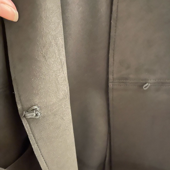 H&M Black Trench Coat - Picture 3 of 4